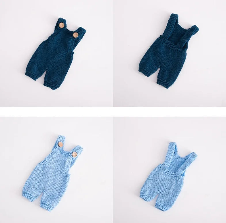 0-1 Month Knitted Wool Baby Rompers Pant Baby Onesie  Newborn Photo Props Baby Photo Props  Baby Jumpsuit