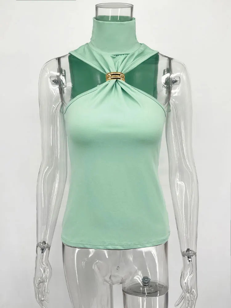 Tossy Summer Fashion Sexy Tank Top Pullover For Women Slim Off-Shoulder Patchwork Strapless Y2k Vest Top Female Cropped Top 2025