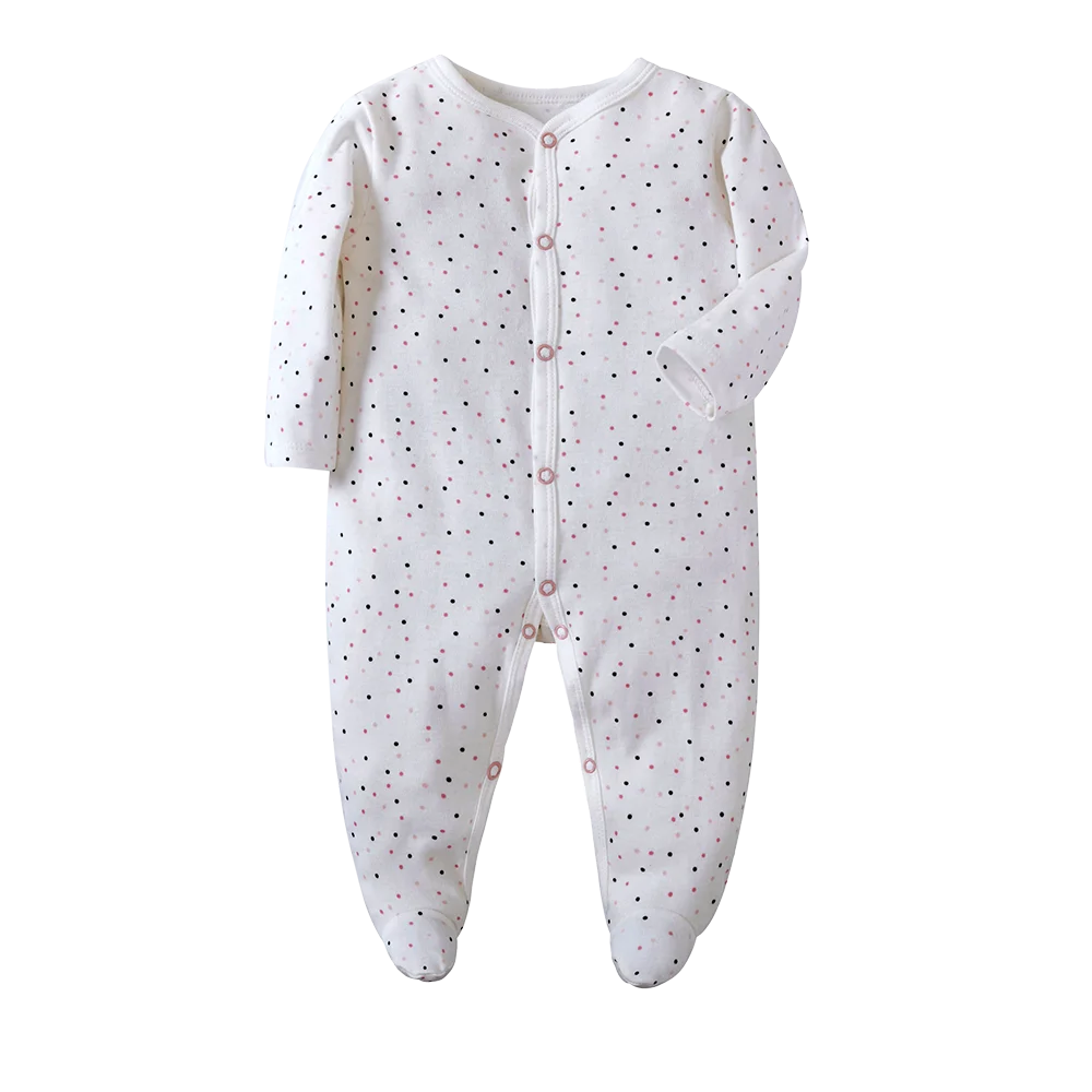 Newborn Baby Clothes Baby Romper Boy 0-12Months Sleepsuit Girl Sleepwear One-pieces Jumpsuit Grow 100% Cotton Soft Romper Outfit
