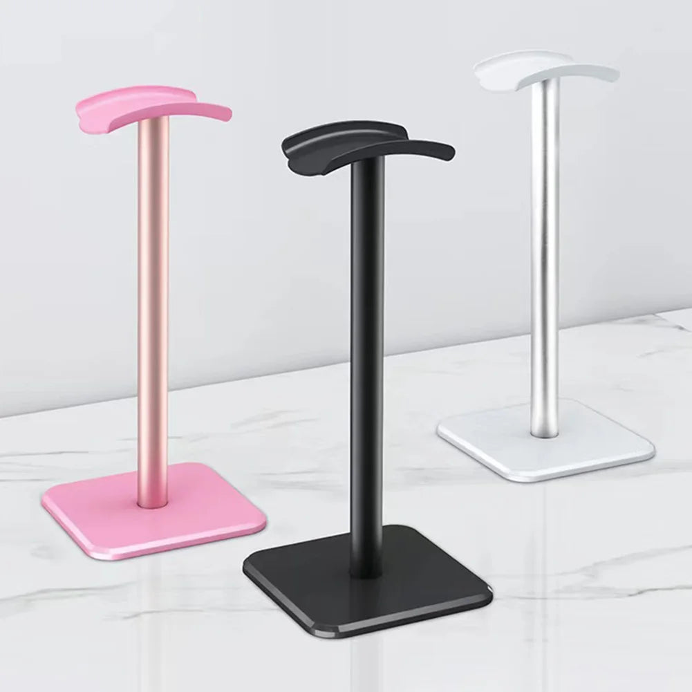 Aluminium Alloy Headphone Stand Headset Holder Space Saving Desktop Organizer Vertical Headset Support Gaming Headphone Cradle