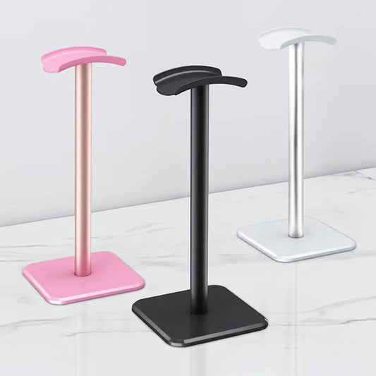 Aluminium Alloy Headphone Stand Headset Holder Space Saving Desktop Organizer Vertical Headset Support Gaming Headphone Cradle