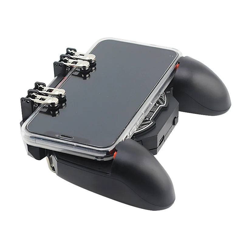 MEMO Semi-conductor Cooling Mobile Game Handle 6-Finger Controller DL88 DL100 Rechargeable Cooling Game Pad for PUBG
