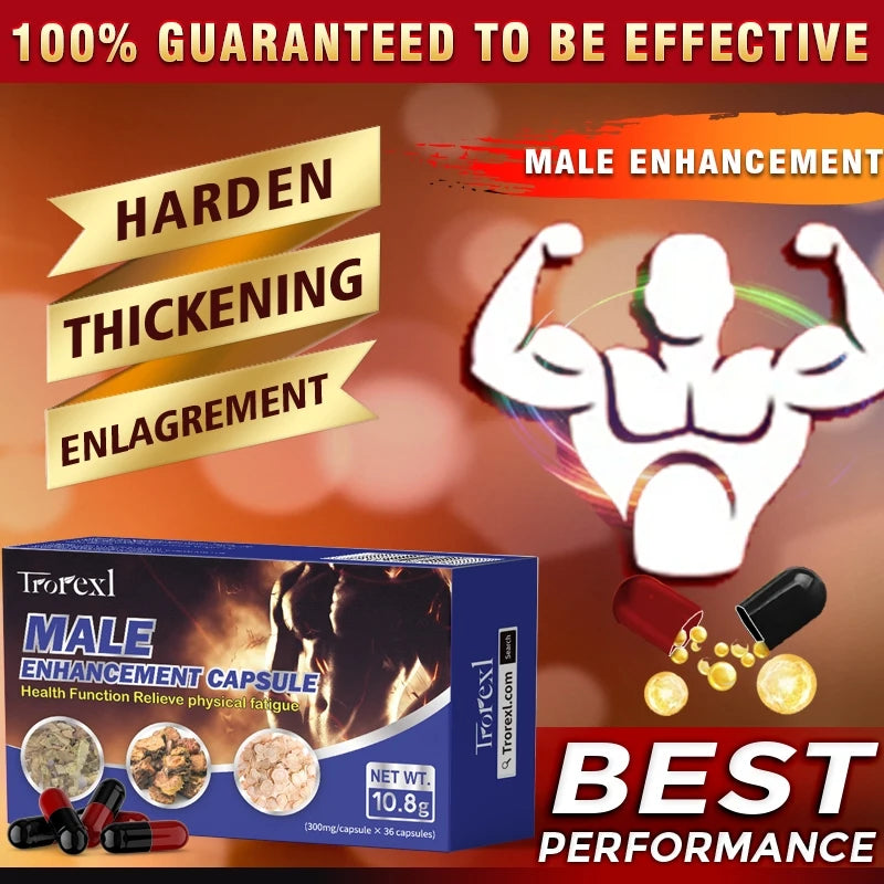 Powerful High Purity Epimedium Supplements Natural Organic Manhood Erection Pill Improve Performance and Increase Size