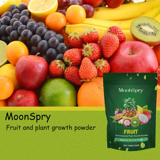 MoonSpry Organic Vegetable Fruit Fertilizer Green Plant Nutrient Enhancer for Rooting Flowering Fruit Expansion Rooting Powder