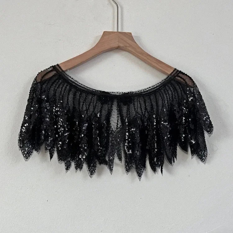 2025 Women's Summer High Quality Sequin Bead Sexy Sling Slim Fit Short V-neck Straight Tank Top Korean Fashion Clothing