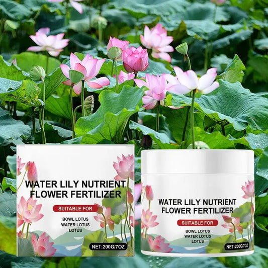 200g Natural Water Lily Flowering Fertilizer Powder Pond Water Lily Nutrient Aquarium Flowers Cultivation Solution for Backyard