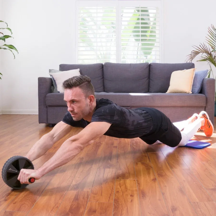 Ab Wheel Roller Equipment for Effective Abdominal Exercises at Home Portable Fitness Tool for Core Strength Training and Weight