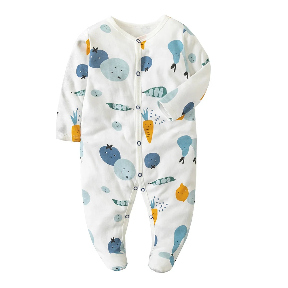Newborn Baby Clothes Baby Romper Boy 0-12Months Sleepsuit Girl Sleepwear One-pieces Jumpsuit Grow 100% Cotton Soft Romper Outfit