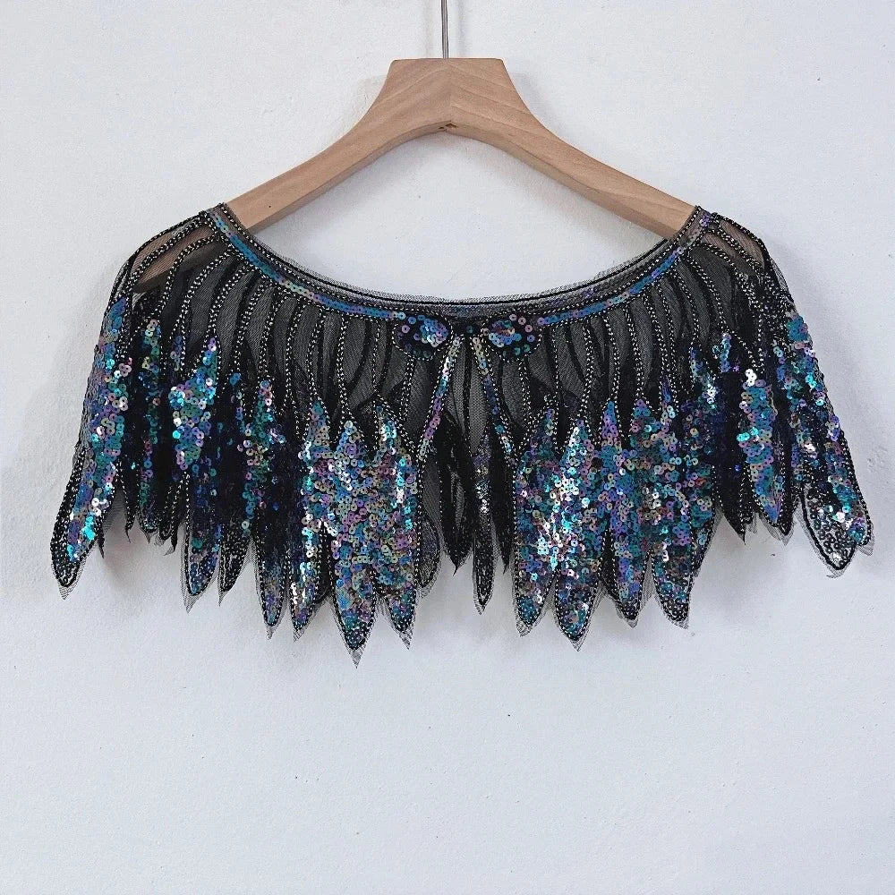 2025 Women's Summer High Quality Sequin Bead Sexy Sling Slim Fit Short V-neck Straight Tank Top Korean Fashion Clothing