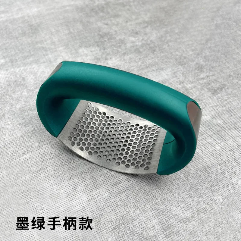 Stainless Steel Garlic Press Crusher Manual Garlic Mincer Chopping Garlic Tool Fruit Vegetable Tools Kitchen Gadget Accessories