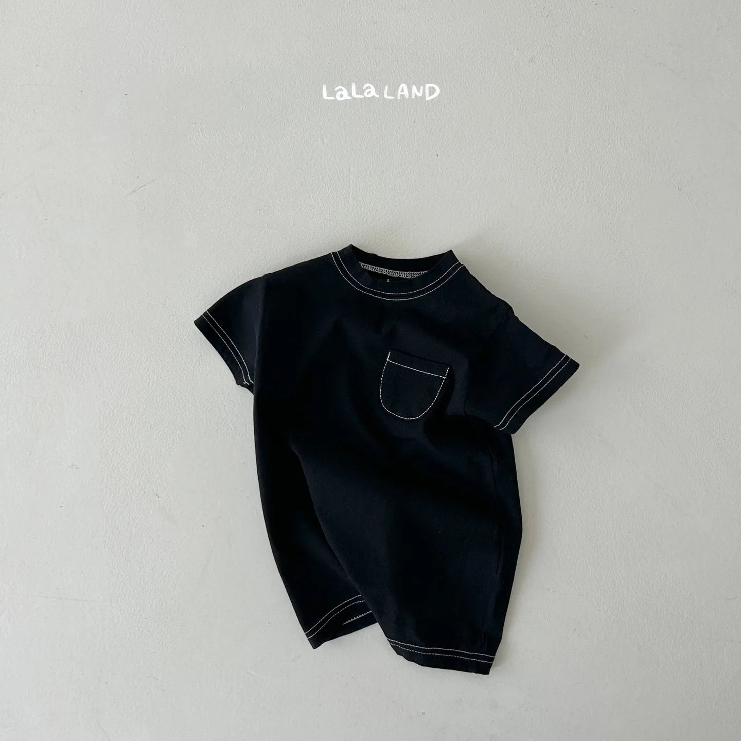 2024 Summer Boy Girl Baby Solid Pocket Short Sleeve Romper Loose Infant Jumpsuit Cotton Newborn Casual One-piece Toddler Clothes