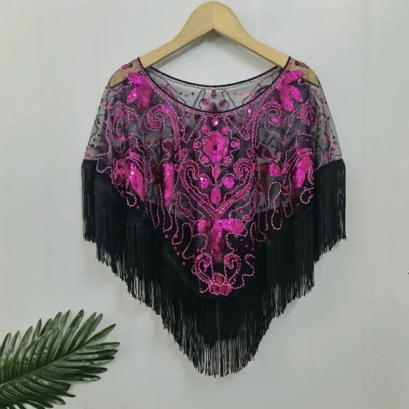 2025 Women's Summer High Quality Sequin Bead Sexy Sling Slim Fit Short V-neck Straight Tank Top Korean Fashion Clothing