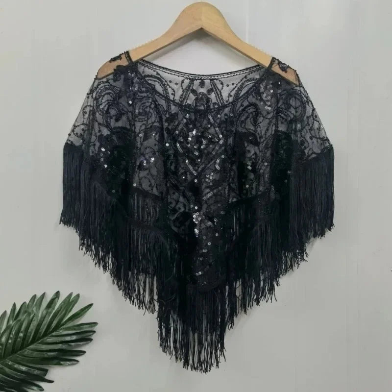 2025 Women's Summer High Quality Sequin Bead Sexy Sling Slim Fit Short V-neck Straight Tank Top Korean Fashion Clothing