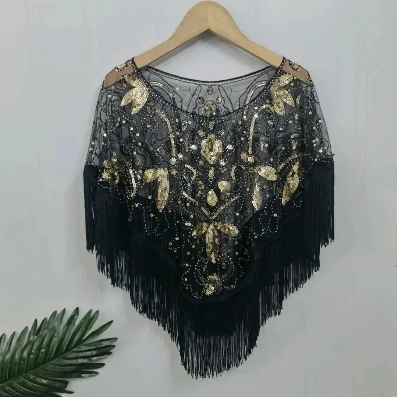 2025 Women's Summer High Quality Sequin Bead Sexy Sling Slim Fit Short V-neck Straight Tank Top Korean Fashion Clothing