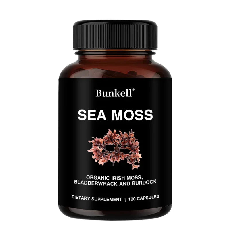 Vegetarian Organic Sea Moss Supports Immune System, Joint Health Intestinal Cleansing Detoxification & Cleansing Skin Supplement