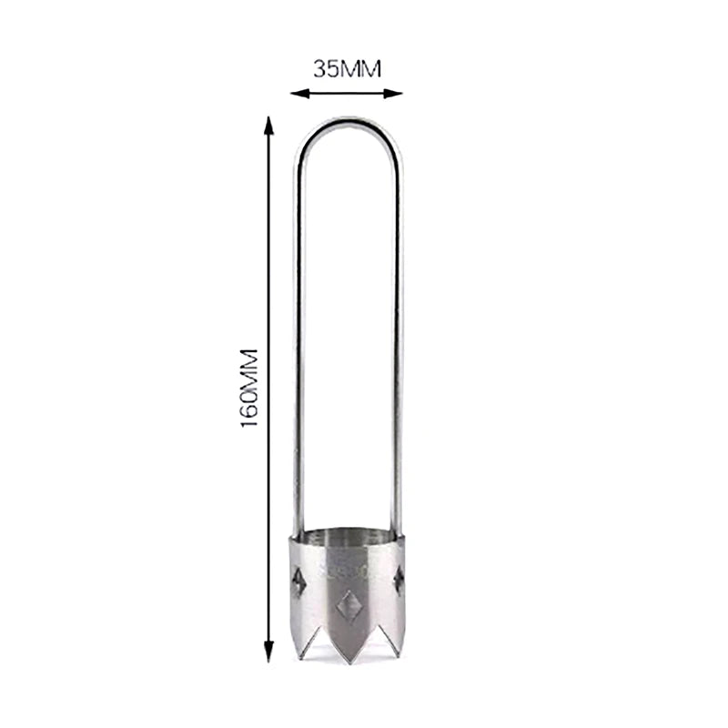 Stainless Steel Fruit Core Remover Apple Pear Bell Peppers Pitter Extractor Tool Easy To Use Clean Kitchen Vegetable Core Puller
