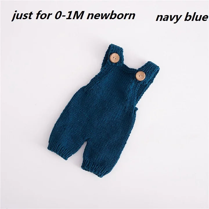 0-1 Month Knitted Wool Baby Rompers Pant Baby Onesie  Newborn Photo Props Baby Photo Props  Baby Jumpsuit