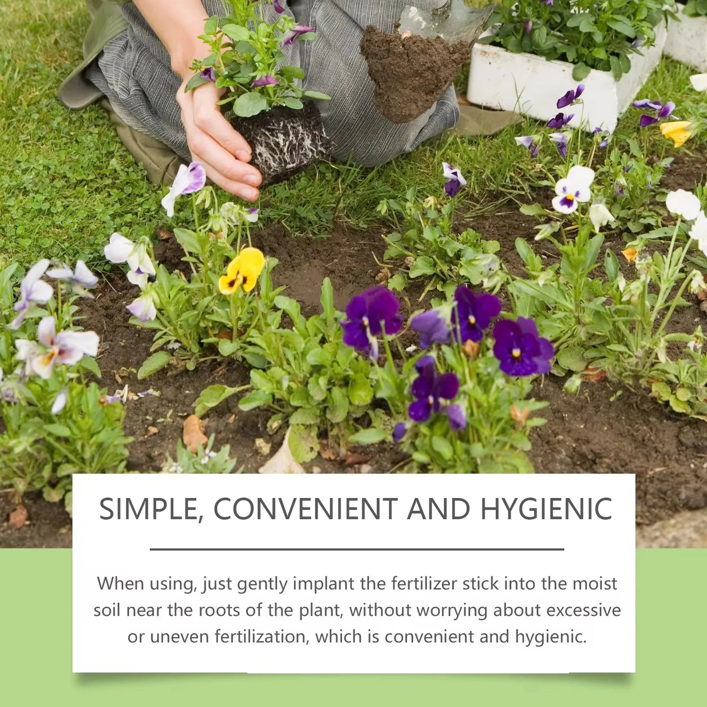 MOONSPRY 18 pieces Organic Plant Fertilizer Stick Indoor Potted Flower Nutrient Compound Food for Succulent Plant Nutrition Bar