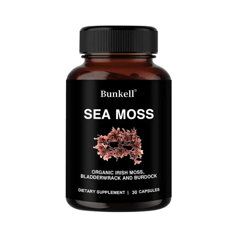 Vegetarian Organic Sea Moss Supports Immune System, Joint Health Intestinal Cleansing Detoxification & Cleansing Skin Supplement