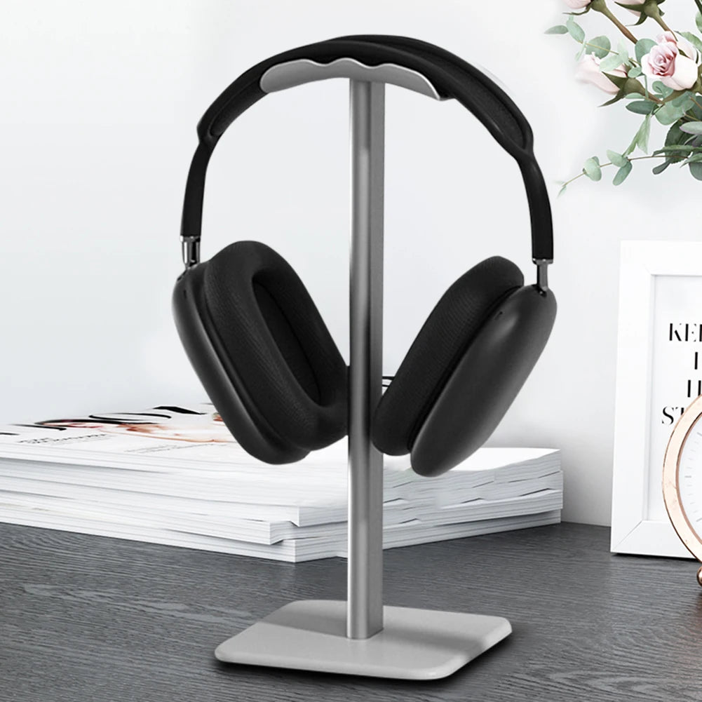 Headphone Display Holder Non-Slip Desk Gaming Headset Holder Stable Aluminum Alloy Curved Support PC Gamer Earphone Accessories