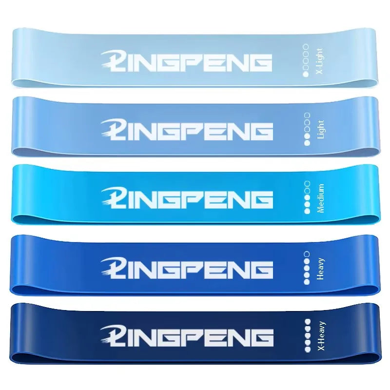 5pcs Fitness Resistance Bands Set-Include 5Colors,Exercise Tension Bands,Working Out,Exercise Gym,Yoga Training and Home Fitness