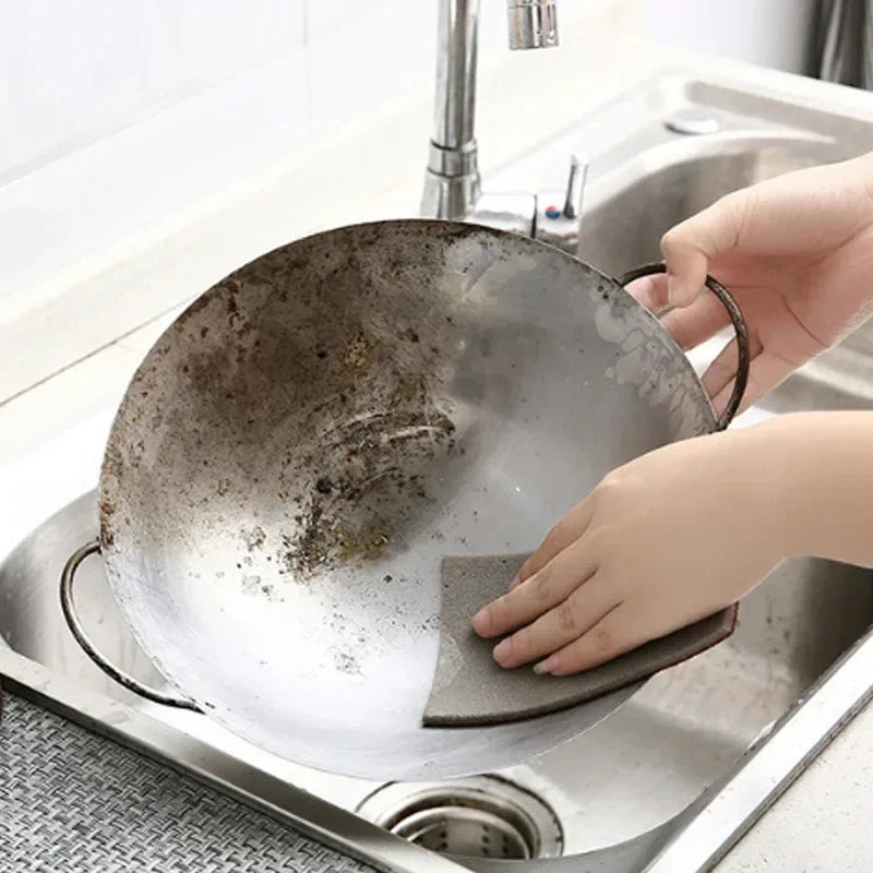 Magic Melamine Carborundum Kitchen Brush Eraser for Pan Pot Dish Kitchen Utensils Household Cleaning Items