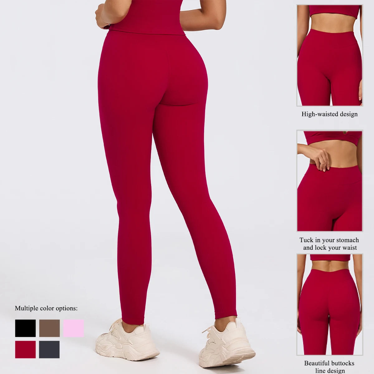 New Women Gym Yoga Pants Outdoor Running Quick-Dry Sweatpants Female High Waist Beautiful Buttocks Legging Woman Fitness Pants
