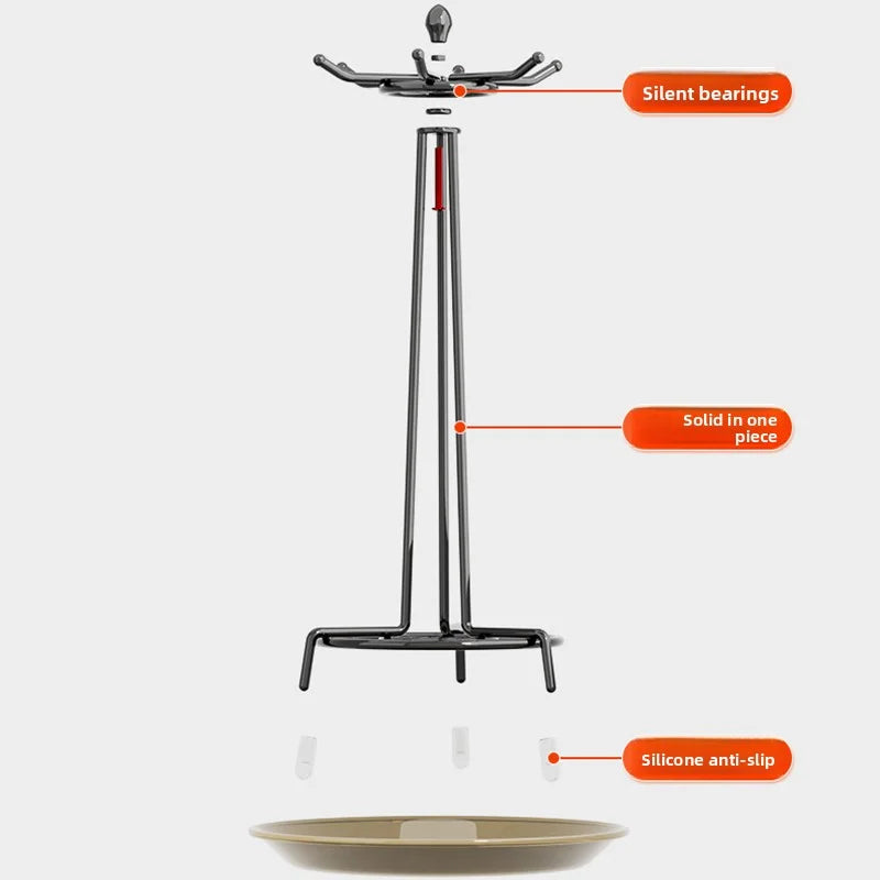 The kitchen rotating spatula rack is upgraded and thickened, and the storage rack with water tray is smoothly enlarged