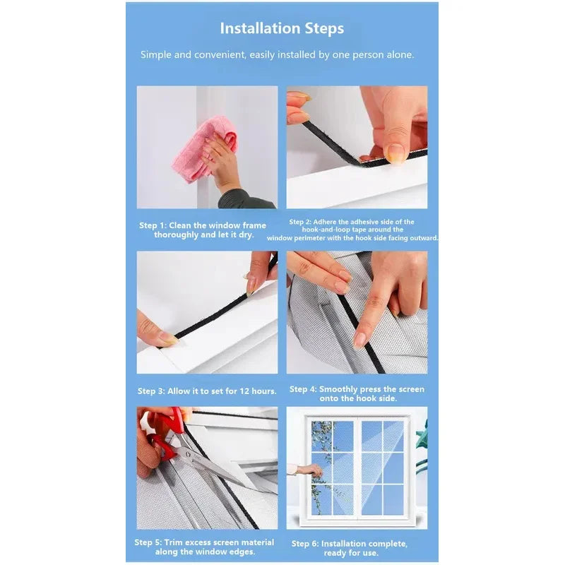 Mosquito-proof window protective film, thin gauze curtain door curtain net, home textiles, garden insect-proof products