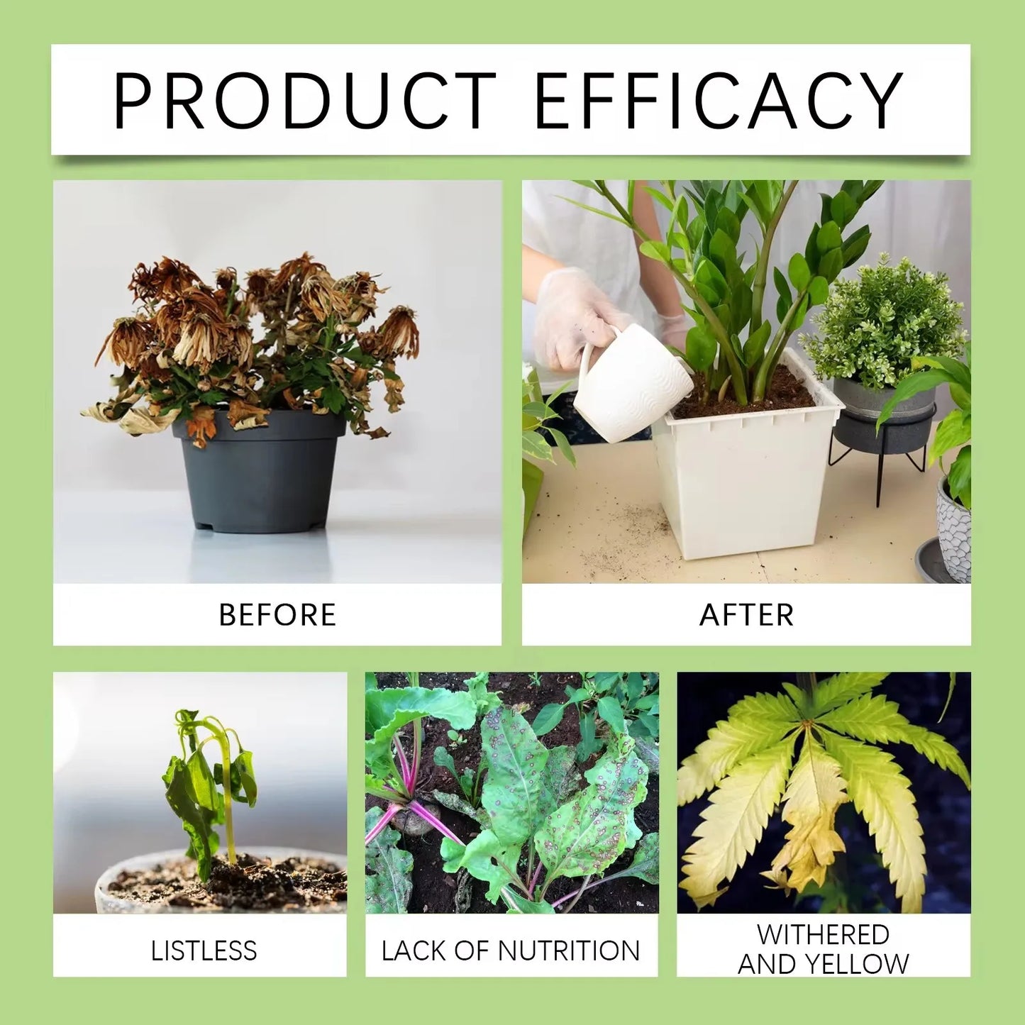 MOONSPRY 18 pieces Organic Plant Fertilizer Stick Indoor Potted Flower Nutrient Compound Food for Succulent Plant Nutrition Bar