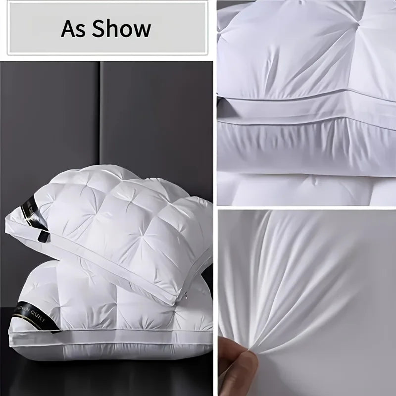 1pc 48x74CM Twisted Pillow  - Hotel Grade Neck Support Pillow Core Designed for Sleep Aid And Home Use