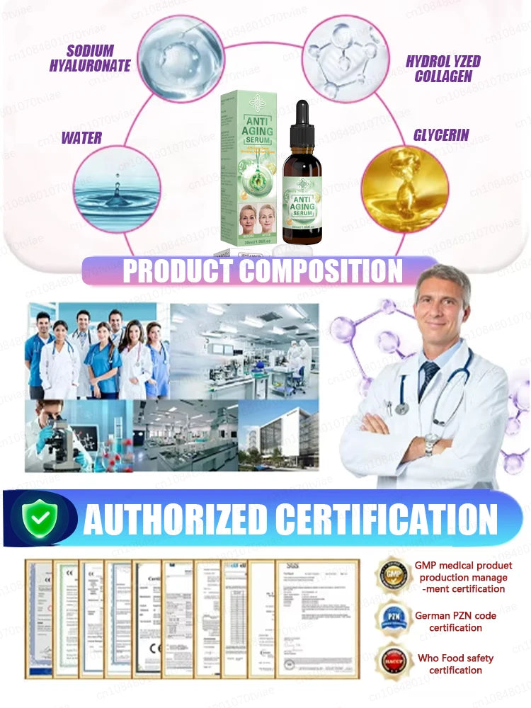 20 years younger, 100% wrinkles disappear