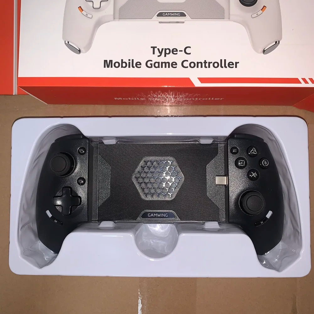 Gamwing AB01 AB02 AoBing Max Max+ Mobile Phone Game Controller Game pad Joystick Type-C Wired & BT Compatible with Android, iOS