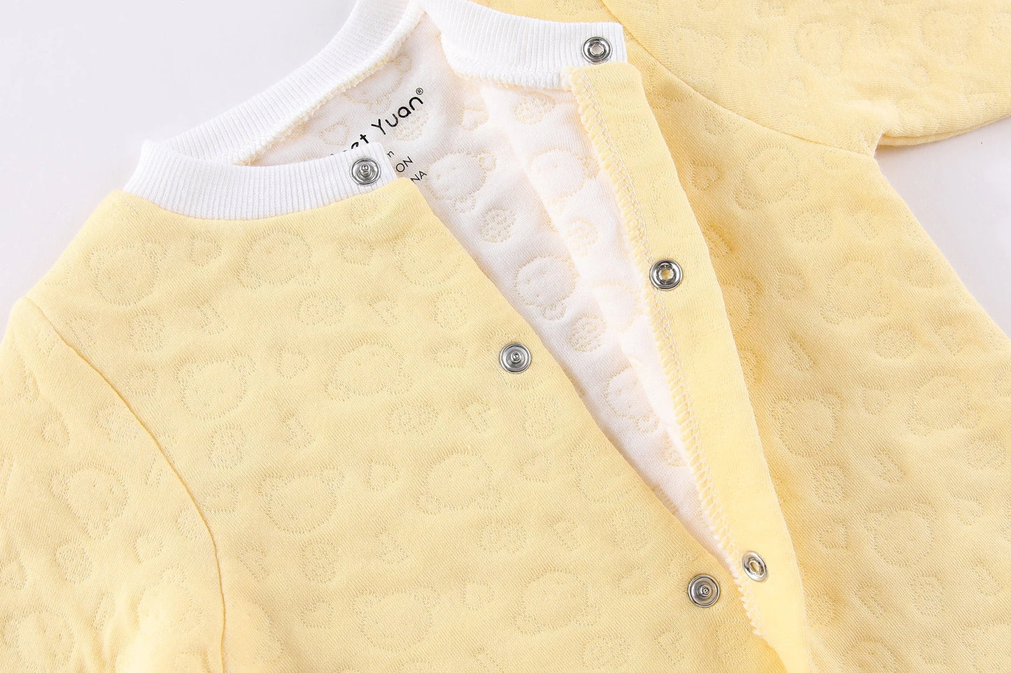 Solid Color Winter Baby Unisex Jumpsuits Warm Newborn Boy Girl Footed Rompers Infant Outfit