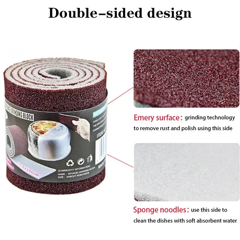 Magic Melamine Carborundum Kitchen Brush Eraser for Pan Pot Dish Kitchen Utensils Household Cleaning Items
