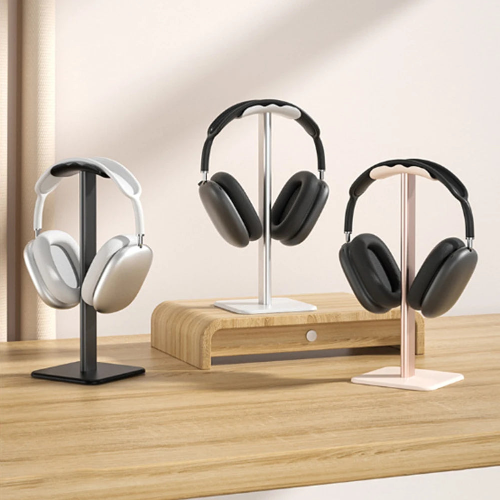 Headphone Display Holder Non-Slip Desk Gaming Headset Holder Stable Aluminum Alloy Curved Support PC Gamer Earphone Accessories