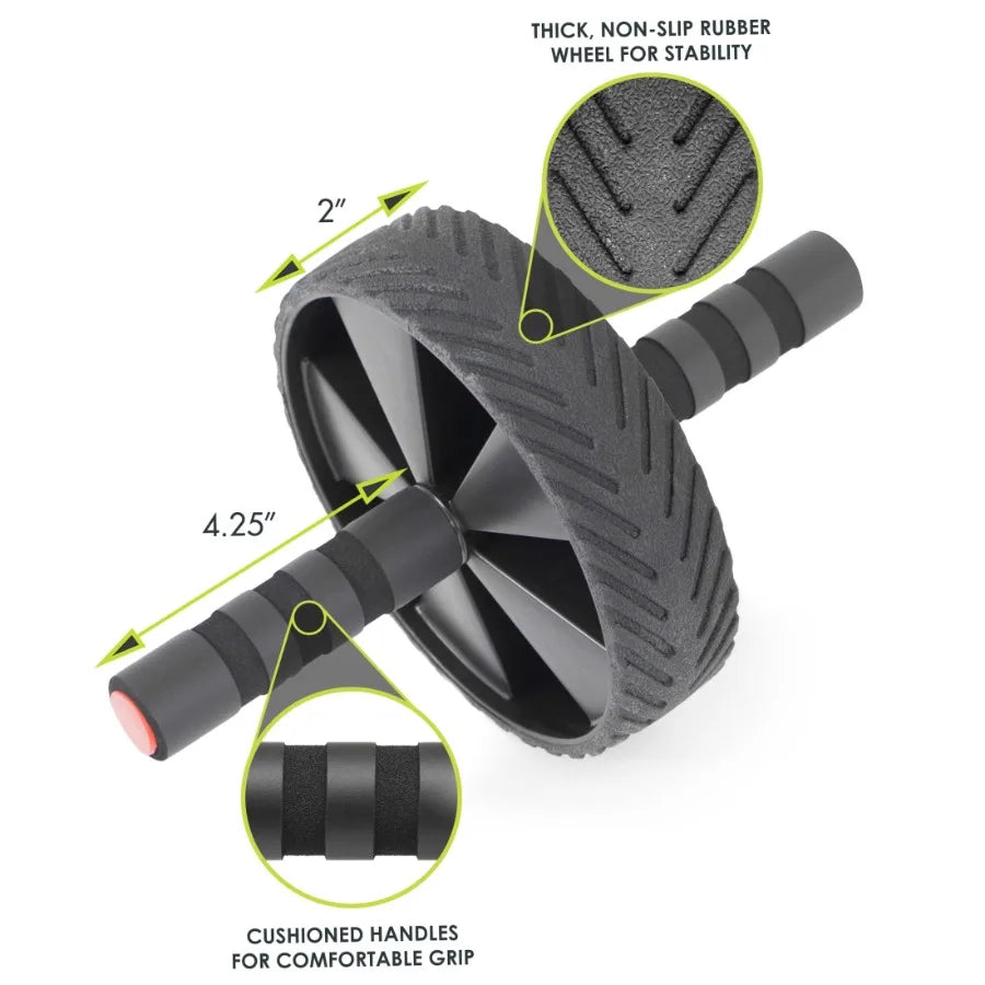 Ab Wheel Roller Equipment for Effective Abdominal Exercises at Home Portable Fitness Tool for Core Strength Training and Weight