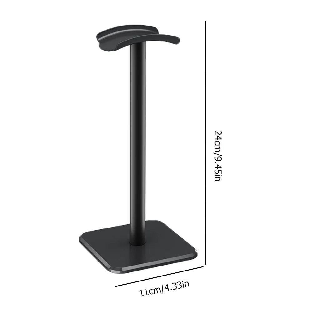 Aluminium Alloy Headphone Stand Headset Holder Space Saving Desktop Organizer Vertical Headset Support Gaming Headphone Cradle