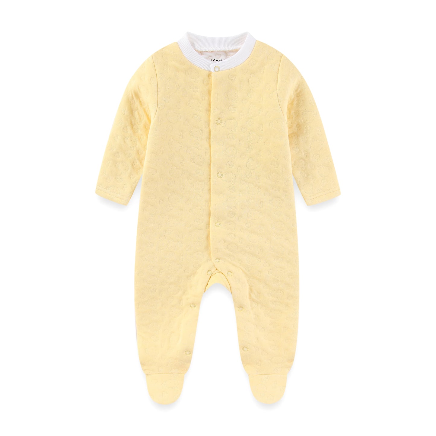 Solid Color Winter Baby Unisex Jumpsuits Warm Newborn Boy Girl Footed Rompers Infant Outfit