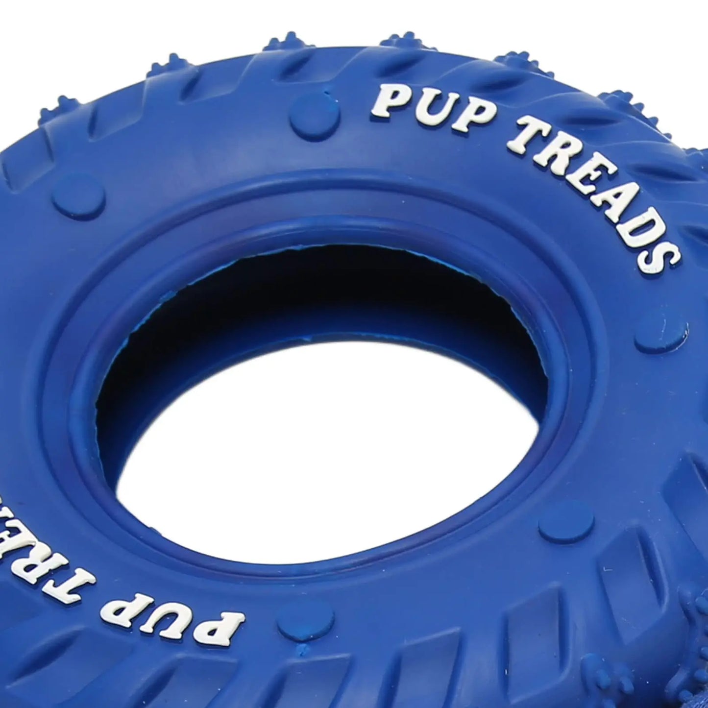 Natural Rubber Tire and Organic Cotton Rope Pull and Chew Dog Toy Heavy Duty Dog Tire Chewing Toy for Large Breed War Toy